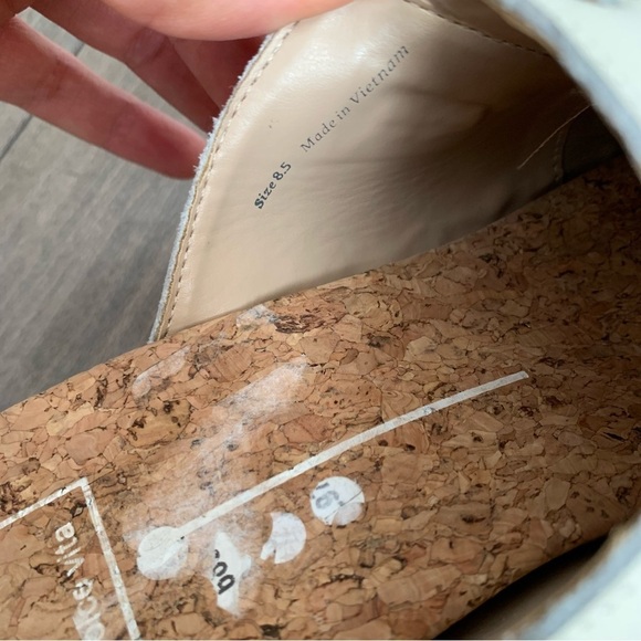 Dolce Vita Yevan platform studded leather clogs mule ivory size 8.5 - Picture 6 of 8